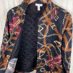 Charter Club Vintage 90s Y2K Equestrian Cotton Quilted Jacket Size Large Horse Photo 4