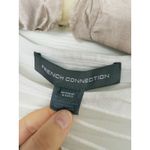 French Connection  Quiet Luxury Sheer Fit & Flare Knit Mini Dress 2 White Bridal Photo 8