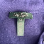Lauren Ralph Lauren navy cotton knit tank with silk scarf size PP Blue Photo 4