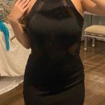 Charlotte Russe Bodycon Black cutout homecoming dress small Photo 2