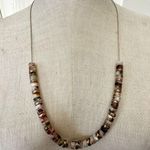 Loft  tortoise shell beaded long necklace Photo 2