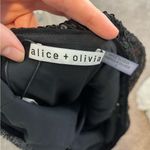 Alice + Olivia NWT Kamryn Black Sequin Cowl Back Mini Dress Size 2 Photo 7