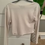 Wild Fable Cream  Long Sleeve Waffle Knit Photo 1