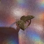 Vintage Havana Adjustable gold butterfly ring with pave details Photo 5