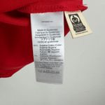 Madewell Regenerative Supima Cotton Ribbed Scoopneck Tank Festival Red XS NWT Photo 4