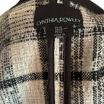 Cynthia Rowley Black and White Plaid Wool Blend Cardigan - XS, EUC Photo 8