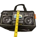 Vintage Parcel Boom Box Stereo Purse Costume Y2K 90s Streetwear Retro Cassette Black Photo 10