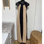 Maeve Anthro The Ami Vertical Stripe Panel Aline Dress Size Medium Photo 2