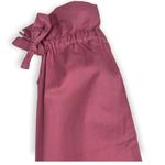 Rebecca Minkoff Pants High Rise Flat Front Tie Conch Ankle Pink Mauve NWOT Photo 3