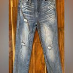 Risen Distressed Straight Leg Jeans Size 26 Photo 3