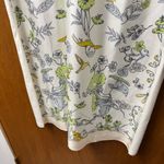 Tory Burch Silk Front T-Shirt Short Sleeve Mini Dress Beige Rabbit Field Medium Photo 7