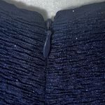 Eliza J Shimmer Cutout Navy Blue Sleeveless Fit & Flare Event Dress Size 12 Photo 4