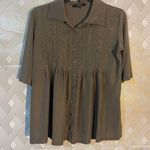 Weekend MaxMara Shirt SZ XL Green Photo 0