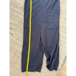 Lacausa  Utility Jumpsuit Women’s XL Navy Blue 100% Cotton Short Sleeve Workwear Photo 4