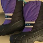 Sorel  women canvas waterproof insulated winter boots Size 6 Youth 4 Photo 0