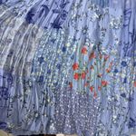 Cute Options Boho Patchwork Maxi Skirt Rayon, One Size (Approx. L/XL) Blue Photo 7