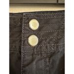 Polo Ralph Lauren Cargo Pants Women's Size 8 Crop Black Slim Utility Ankle tie Photo 4