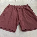 Lucky Brand Mid Rise Relaxed Pull On Sweatshort in Crushed Berry - Small Comfy Photo 14
