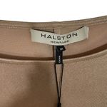 Halston Heritage  $225 gold metallic short dress‎ M Photo 2