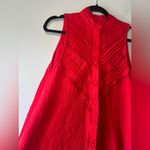 Tuckernuck Pomander Place Dutton Eyelet Sleeveless Red Mini Dress Size Small Photo 5