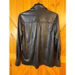Good American  Better Than Leather Shirt Jacket Size 2 nwt (6322) Photo 5