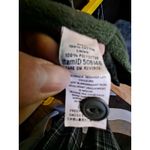 L.L.Bean Fleece Lined Hooded Button Up Striped Jacket Size Large Photo 5