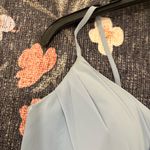 Azazie  Light Blue Maxi Bridesmaid Dress Photo 8