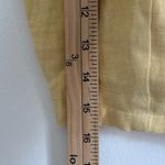 Madewell  Linen Gwen Crop Vest Top Size 6 Yellow Photo 6