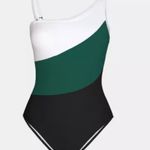 Cupshe Women's Chic Ruched Cross Back Swim Dress - -I-green:.. Photo 3