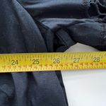 Anthropologie By  Cutwork Peasant Blouse PLUS 2X Black long sleeve Photo 6