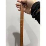 Ralph Lauren  Belt Womens Sz M 38" Black Italian Leather Silver Buckle Western Photo 8