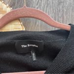The Kooples  black 100% wool pullover‎ sweater w/ lace up sleeves Photo 3