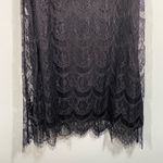 Love, Fire Love Fire Women's Black Delicate Lace Halter Mini Dress Size M Roaring 20s Style Photo 5