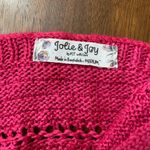 Jolie and‎ Joy Knit Crop Top Pink Size M Photo 2