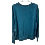 Disney  Encanto L teal lightweight graphic Sweatshirt tropical vacation floral Photo 1