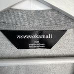 Norma Kamali  Size M Dress V-Neck Sleeveless Sweatshirt Tunic Gray Pocket Women’s Photo 3