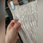 Billabong  new waves cotton striped pants beige wide leg high waisted rise pocket Photo 10