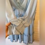 B Darlin B.Darling Baby Blue Ruffle Long Sleeve Dress​ Photo 1