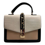 ALDO Dallamaraen Women’s Top Handle Crossbody New Without Tags Black Tan Cream Photo 0