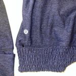 Lululemon ‎ Heathered Blue Lead the Pack Running Hoodie Lightweight Sweatshirt 6 Photo 2