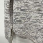 Zyia  Active Grey Heathered Long Sleeve Open Back Blouse Womens S Gorpcore Gym Photo 6