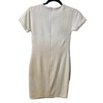 Burberry  London White/Ivory Short Sleeve Size 2 Sheath Dress Closet Staple. Photo 2