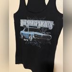 District Black Hot August Nights Graphic Tank Top | Shirr | Reno Nevada Size L Photo 1