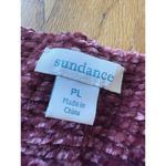 Sundance  Sweater PL  Samantha Pullover Chenille Womens Dark Pink-Red Photo 6