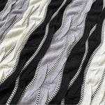 Habitat  Clothes to Live In 3D Knit Wavy Textured Cowl Neck Tunic L Lagenlook Art Photo 6