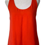 ALC Frank A.L.C. coral orange silk sleeveless top Photo 0