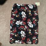 Lily White Printed Floral Skirt Photo 0
