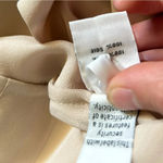 Diane Von Furstenberg ‎ Short Sleeve Tunic Top/Dress. 100% Silk,Tan Khaki. Sz 14 Photo 7