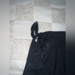 BECCA by Rebecca virtue Becca Breezy Basics Black Tie Strap Smocked Waist Beach Coverup Mini Dress Sz S Photo 2