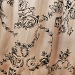 Gilligan & O''malley Luxe Light Pink Black Rose Satin Pajama Set Size L Size L Photo 4